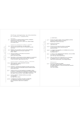 Tábula 28. Archivar emergencias